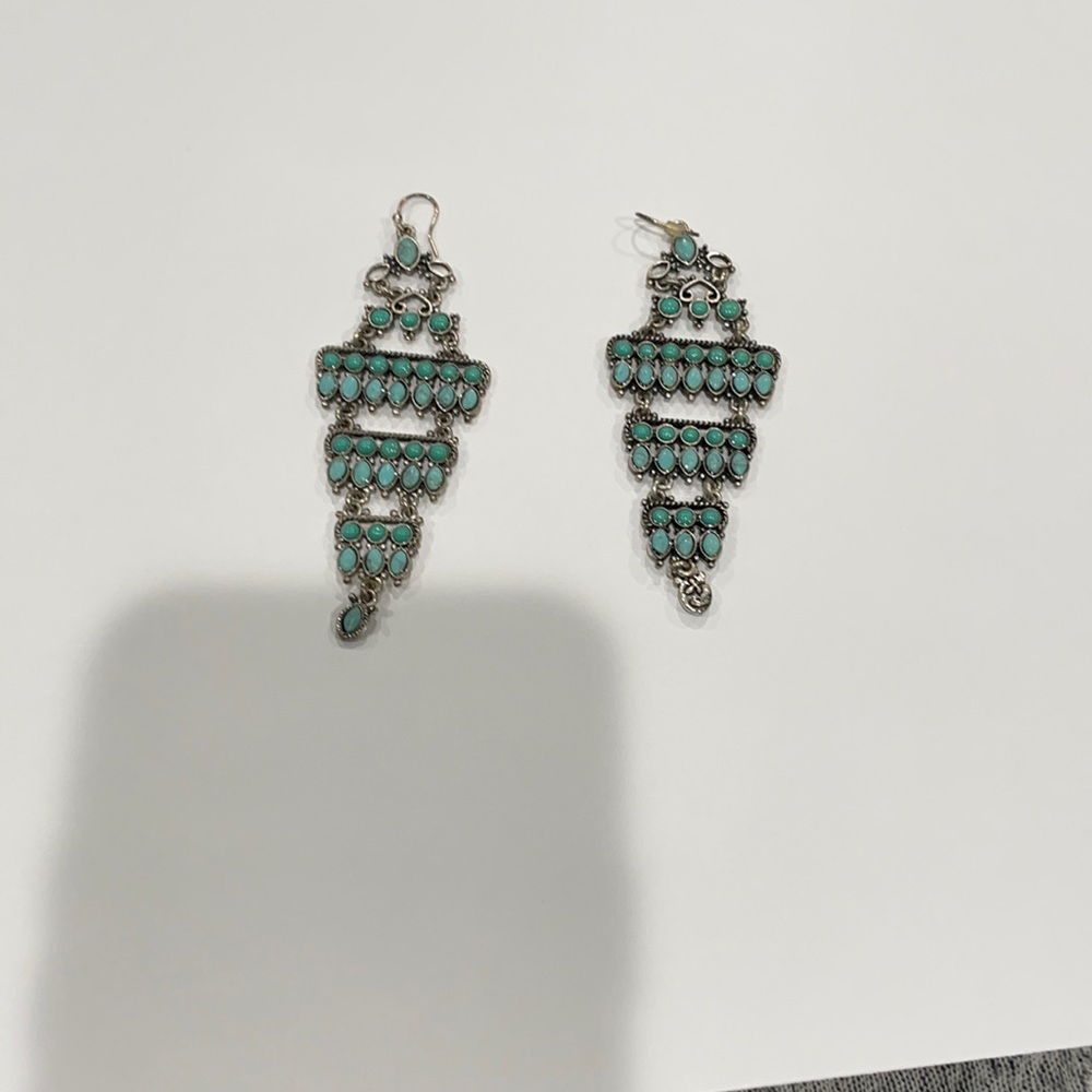 Lucky charm turquoise earring